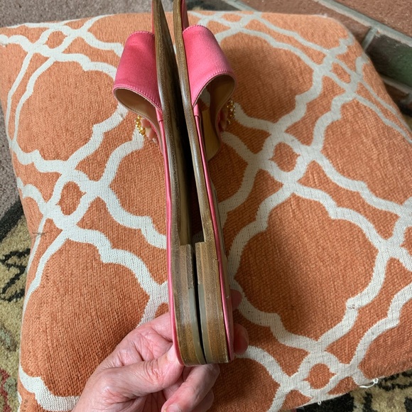 SOLD Jimmy Choo pink crystal flower slides - Picture 8 of 12